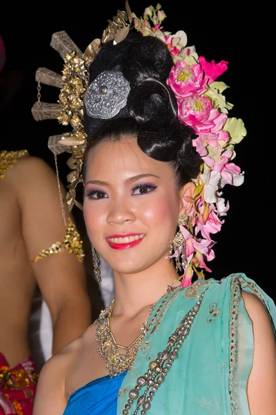 Фестиваль Loy Fashion Thong в Чианге (Таиланд) — стоковое фото
