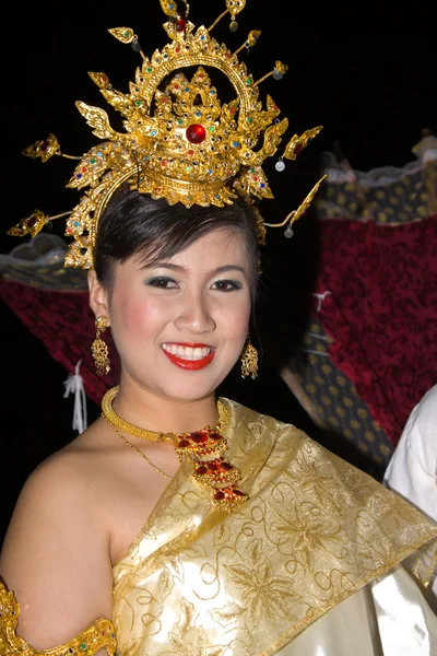 Loy Krathong festival em Chiang Mai Tailândia — Fotografia de Stock