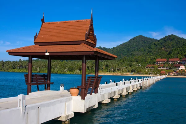 Pier in Thailand — Stockfoto