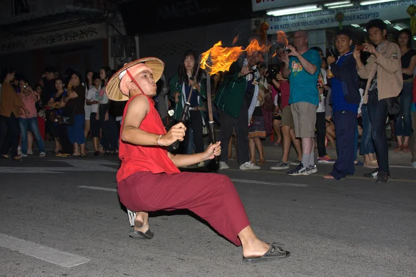Лой Krathong festival в Чіанг май, Таїланд — стокове фото