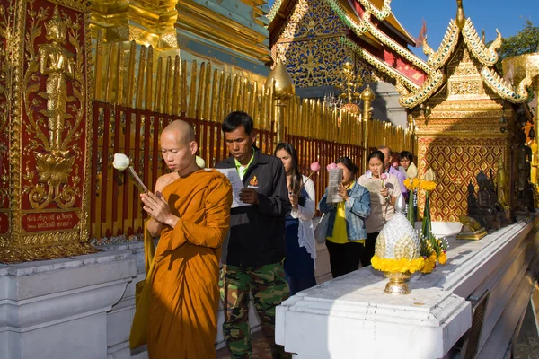 stock image Loy Krathong festival in Chiang Mai Thailand