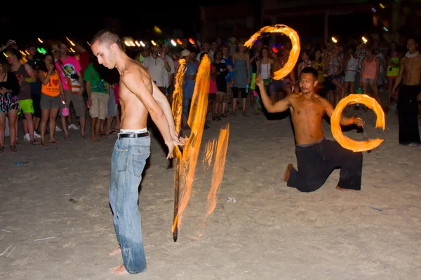 Full moon party — Stock fotografie