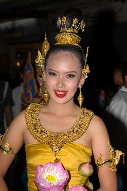 chiang mai Tayland krathong Festivali Loy