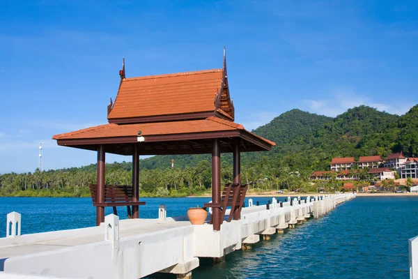 Pier in Thailand — Stockfoto