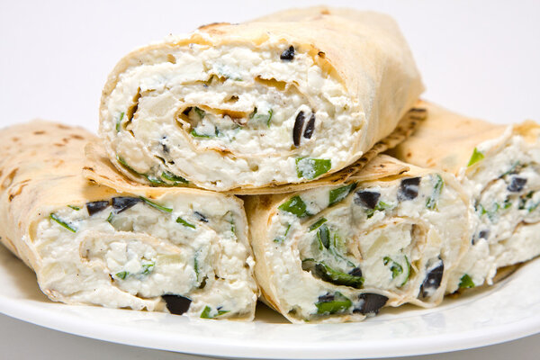Cottage cheese wrap
