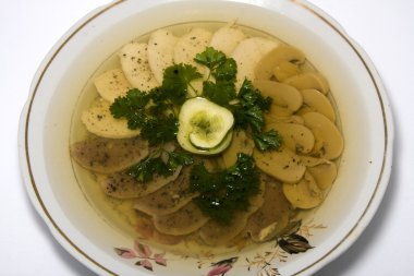 Süslü etten yapılmış Aspenik.