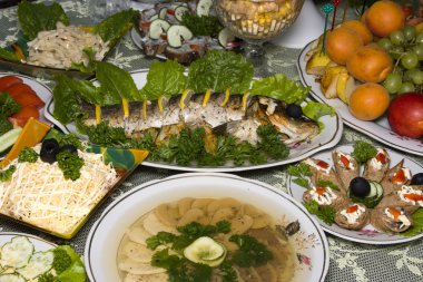 Yemek masada.