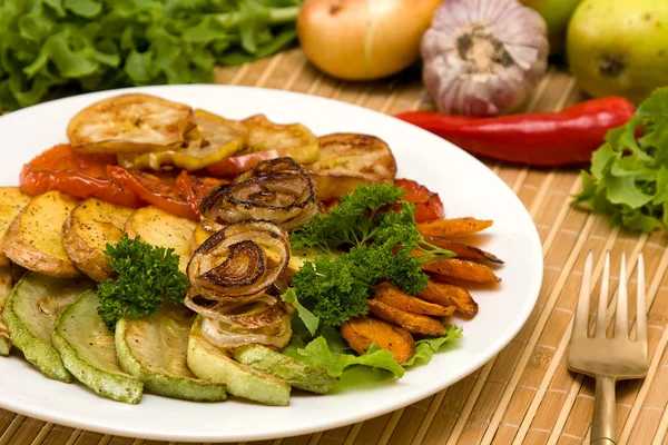 Baked vegetables — Stock Photo, Image