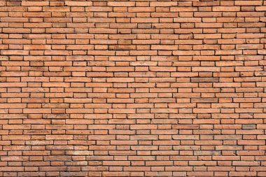 Old red brick wall clipart