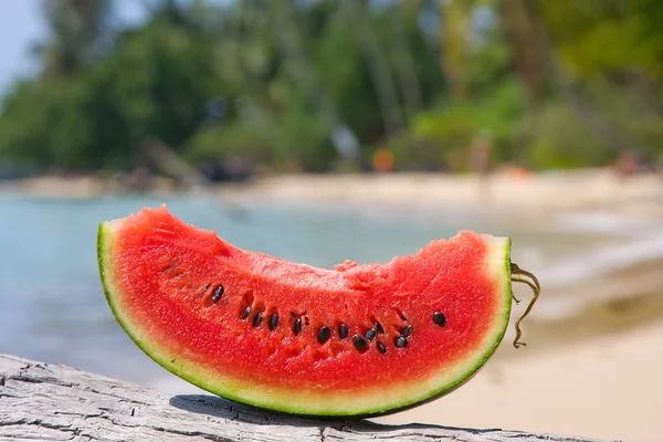 Saftig skiva vattenmelon — Stockfoto