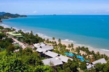 Summer beach of island Koh Chang .