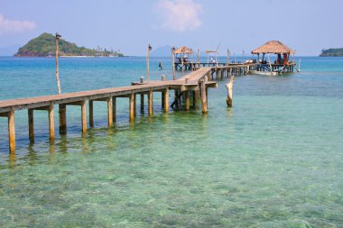 güzel tropik beach koh mak, Tayland