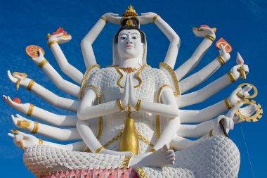 büyük guan yin wat plai laem koh Samui, Tayland