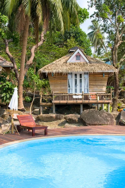 Beach bungalow, thailand . — Stockfoto