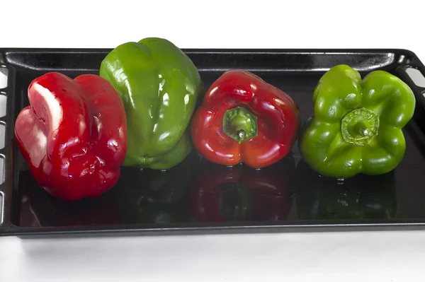 Four peppers — Stock Photo, Image