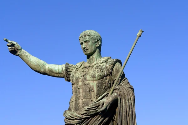 stock image Statue of emperor Caesar Augustus