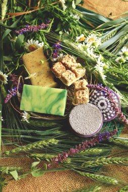 çiçekler el yapımı Sabun