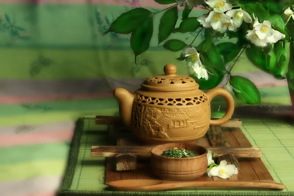 Cerimônia de chá em estilo japonês — Fotografia de Stock