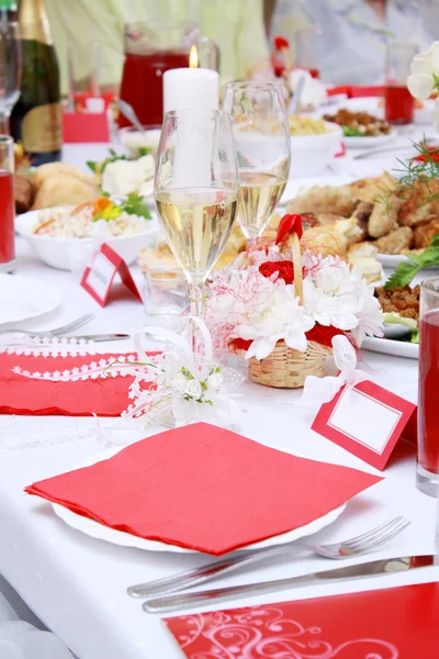 stock image Table with dinner