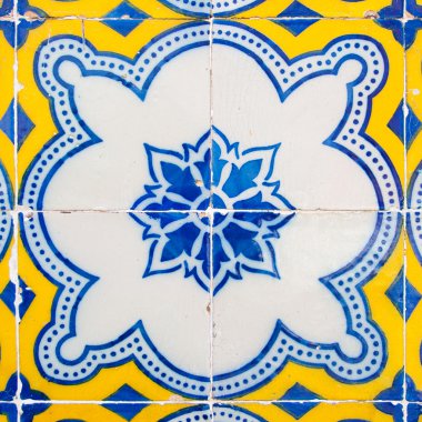 Vintage azulejo kimden Portekiz