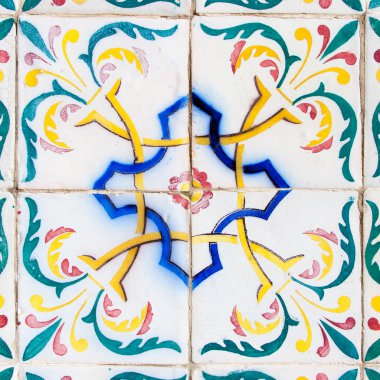 Vintage azulejo kimden Portekiz