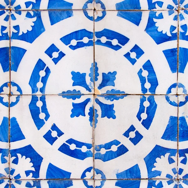 Vintage Azulejo from Portugal — Stock Photo, Image