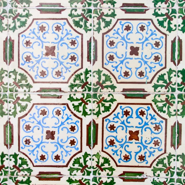 Ročník azulejos z Portugalska — Stock fotografie