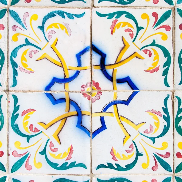 Vintage Azulejo-Portugália Stock Kép