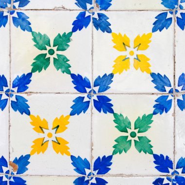 Vintage azulejo kimden Portekiz