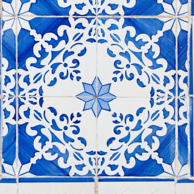Vintage azulejo kimden Portekiz