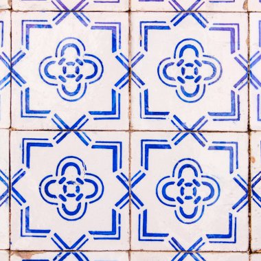 Vintage azulejo kimden Portekiz