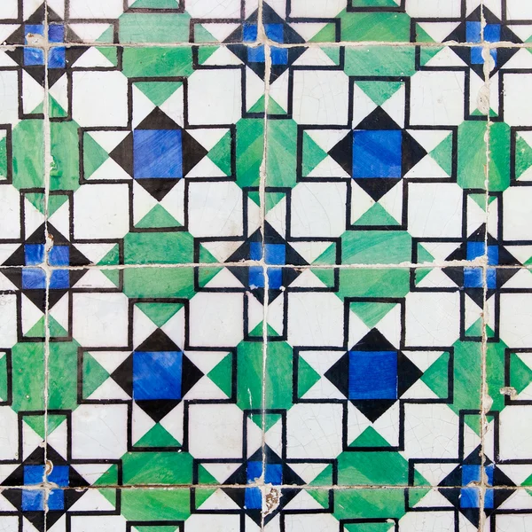 Vintage azulejo uit portugal — Stockfoto