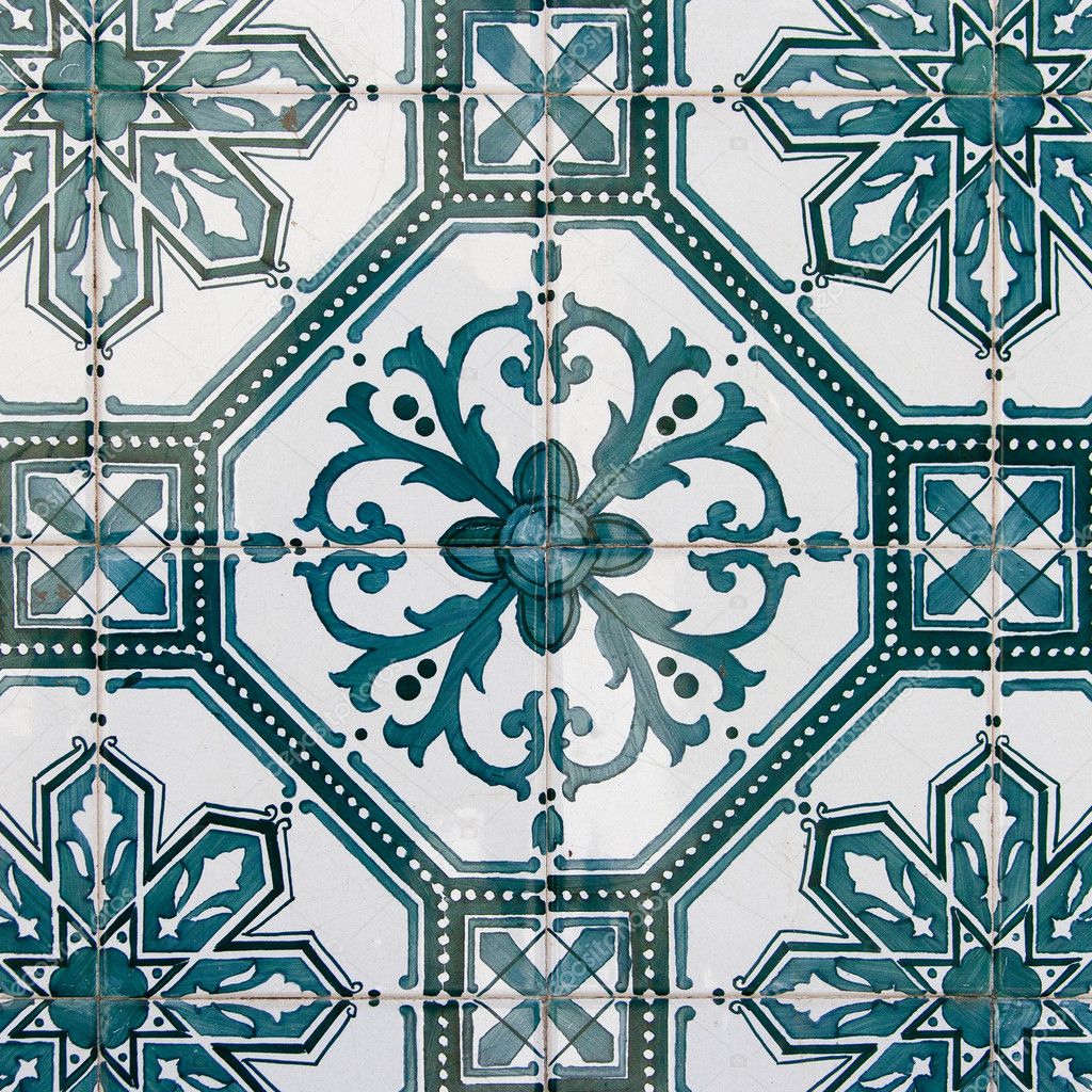 Vintage Azulejo From Portugal Stock Photo Pallmallz