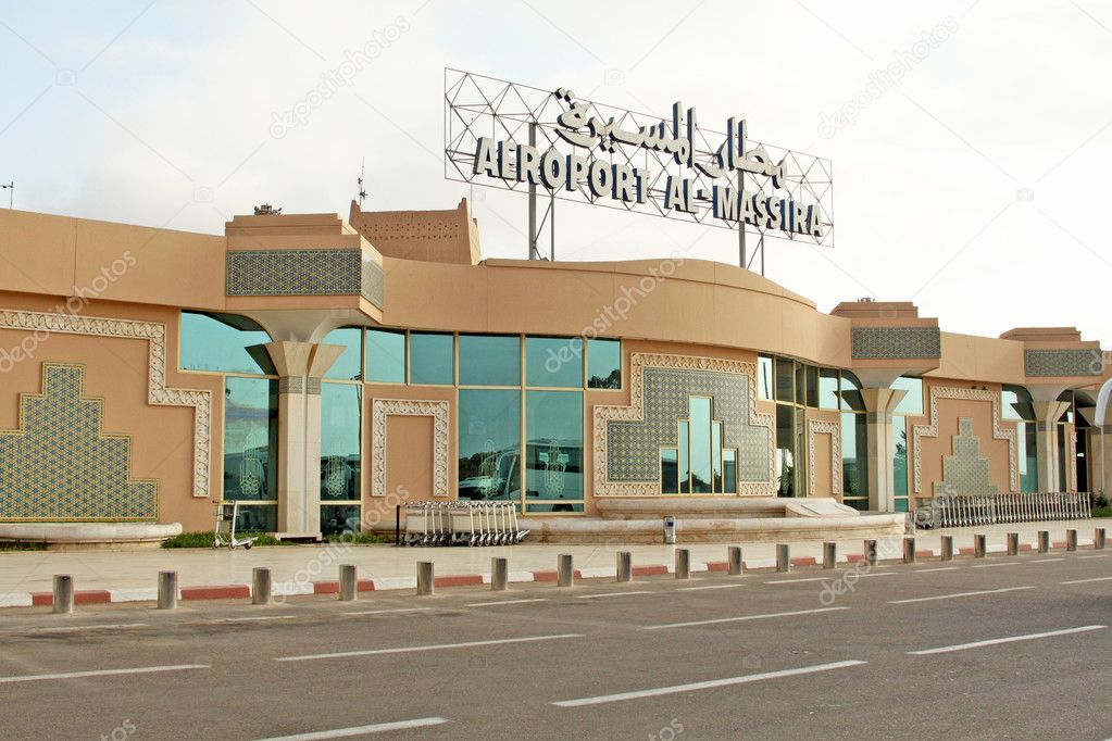 The Al-Massira airport in Agadir, south Morocco