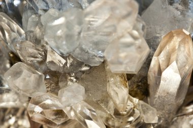 Crystallized quartz - mountain crystal clipart