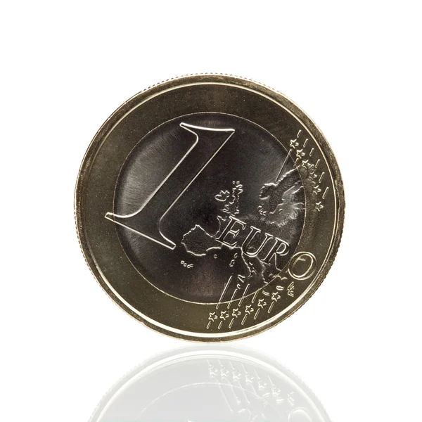 Egy euroérme — Stock Fotó