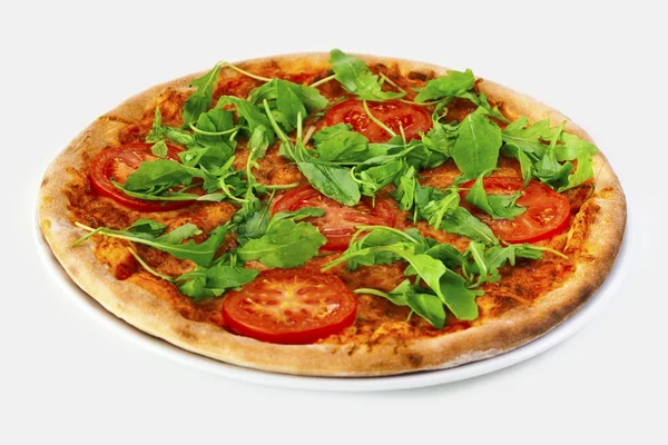 stock image Pizza Margharita with arugula