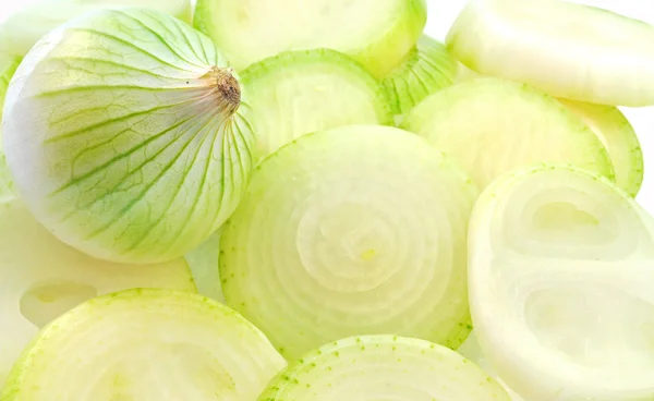Yeşil soğan dilimleri — Stok fotoğraf