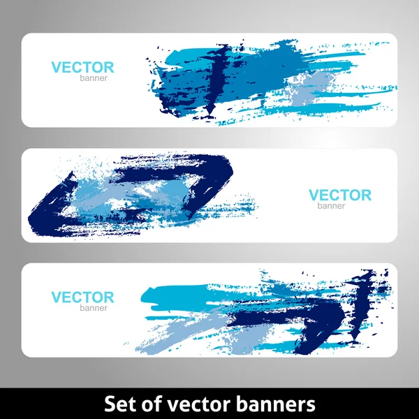 Sada vektorové bannerů — Stockový vektor