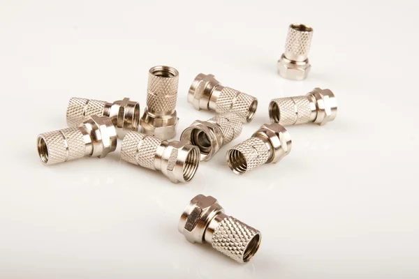 stock image Coaxial connector type F.