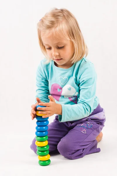 Bambina che gioca — Foto Stock
