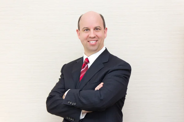 stock image Portrait of a smiling business man