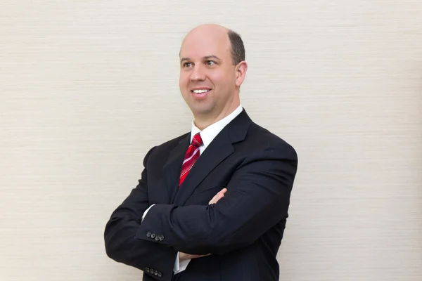 stock image Portrait of a smiling business man