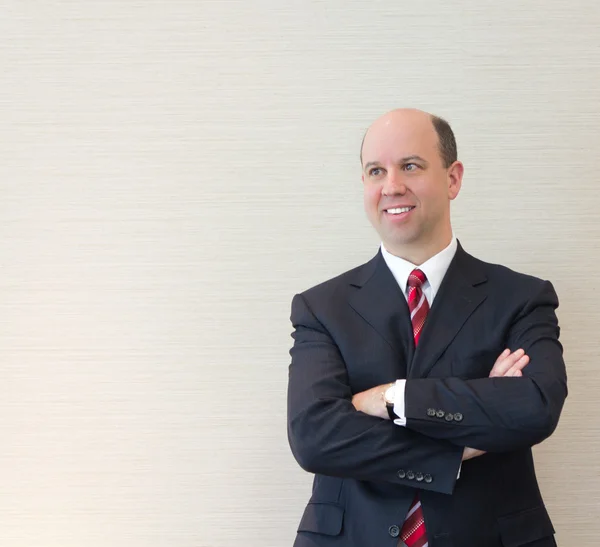 stock image Portrait of a smiling business man