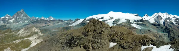Panorama Monte Rosa — Fotografie, imagine de stoc