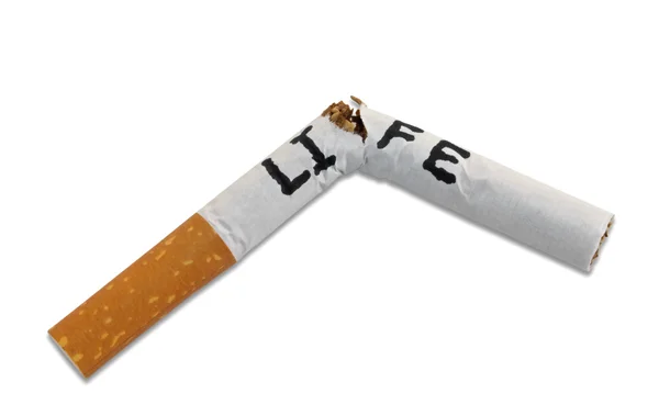 吸烟缩短寿命 — 图库照片