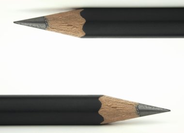 Two black pencils clipart