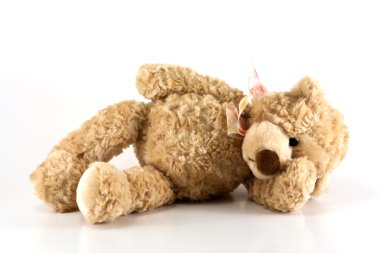 Sick teddy bear clipart