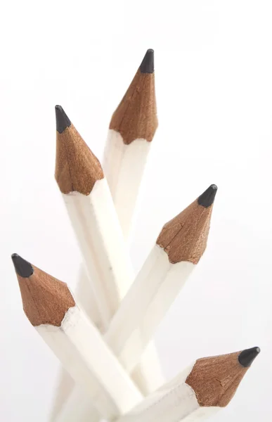 White pencils — Stock Photo, Image