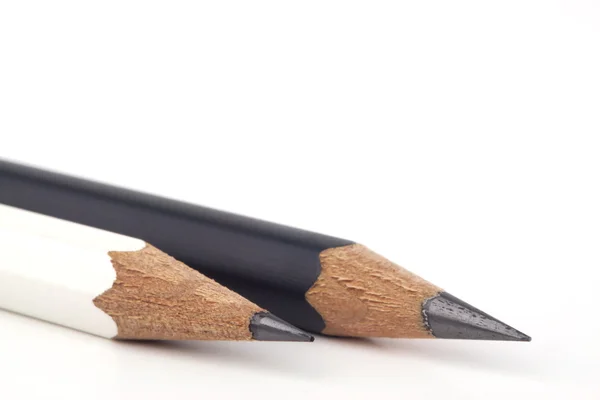 Creioane alb-negru — Fotografie, imagine de stoc